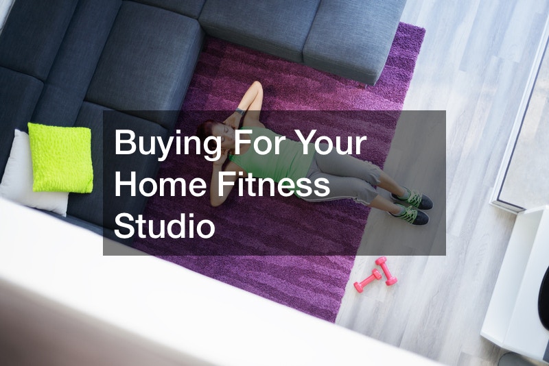 Home fitness studio design