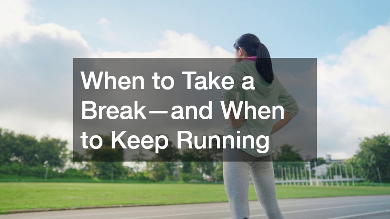 female runner taking a breather